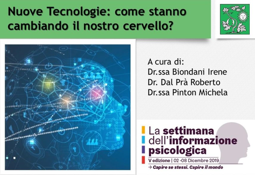 NUOVE TECNOLOGIE: DATI DI RICERCA SULL’UTILIZZO IN ETA’ EVOLUTIVA.
